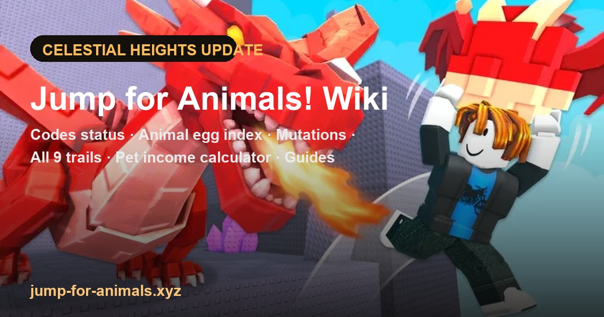 Animal Ranking Tier List Jump for Animals! Tier List — Best Pets, Eggs & Trails
